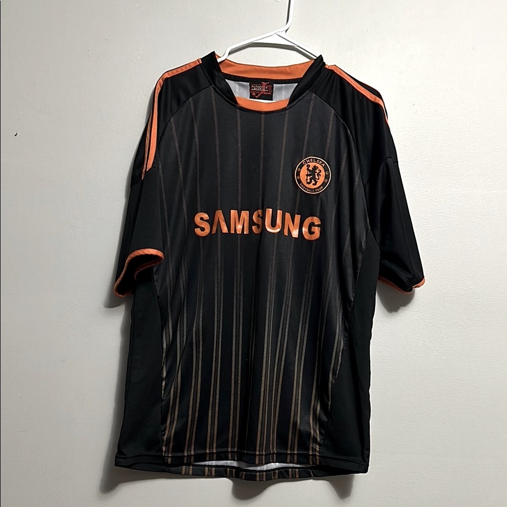 Black and Orange Men's Jersey